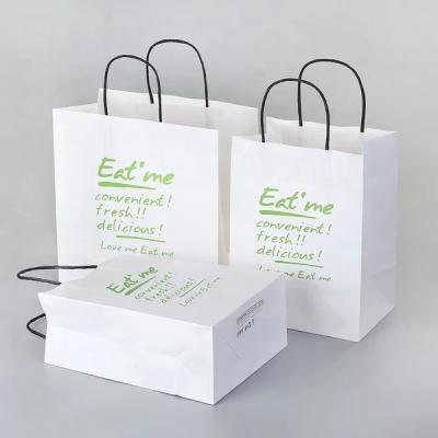 China Mainhand biodegradable custom all size craft paper gift bag, plain paper bag, fast food takeout bag for sale