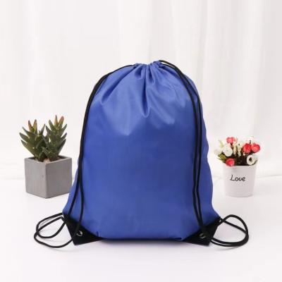 China Wholesale Polyester Rope Handle Polyester Drawstring Bag 34*42cm Waterproof Stock Available for sale