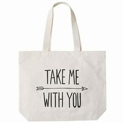 China Eco-Friendly Custom Printed Cotton Canvas Tote Bags Natural Color Organic Canvas Tote Bag for sale