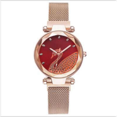 China Stand By OEM ODM Internet Celebrity Milan Quartz Watch Band Fashion Steel Band Starry Christmas Gift for sale