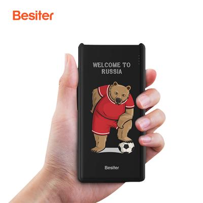 China 5000mah best hot sell ultra slim power banks customize logo world cup small power bank portable charger for iphone for sale