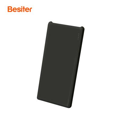 China 5000mah Super mini flat small portable black powerbank slim for mobile phone charger customize small power bank powerbanks for sale