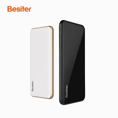 China 2021 classic Trending Product Mini li-ion polymer battery white 5000Mah portable Power bank thin micro input for sale