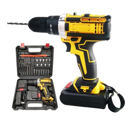 China Cordless Wrench Portable Brushless Tool Kit Repair Set Machine Tool Kits Lithium Electric Hammer Drill Angle Grinder Combination 3pcs for sale