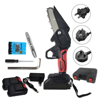 China Brushless Motor BATTERY POWERED CHAINSAW POLISH SMALL ELECTRIC CHAINSAWS MOST POWERFUL ATTACH electric pruning sawLESS for sale