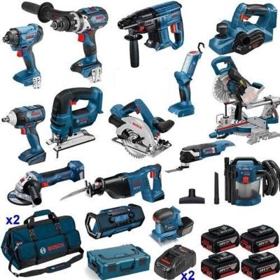 China BosChs_20V 6.0-Ah Li_ion 15-Pieces Kit Power Tools Cordless Combo Power Drill Machine Tools (Free Shipping) for sale