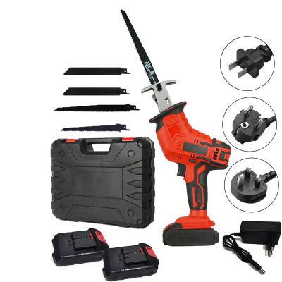 China Brick Saw Battery Rechargeable Cordless Jig Saw Brushless Electric Reciprocating Portable Branches Cutter Tools Garden Pruning Saws for sale