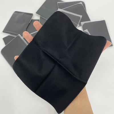 China Wholesale Quality Reusable Cloth Clothing Glasses Cleaning Cloths Interesting Black Lens Fog Watch for sale