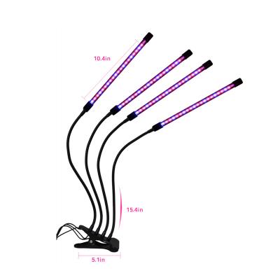 China Factory Direct Sale 40w 4 Heads VEG+BLOOM+COB Led Grow For Planting Light Indoor Plant Growth Led Plant Light for sale