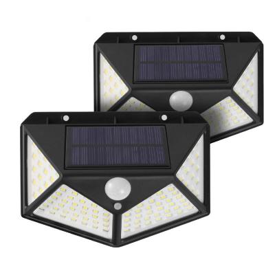 China ROAD 100 Led Solar Light Outdoor Solar Wall Lamp IP65 PIR Motion Sensor Garden Lights for sale