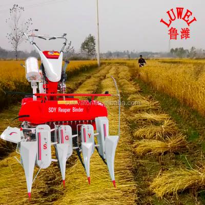 China Used for harvesting LUC 2018 hot sale diesel wheat and gasoline mini sorghum rice wheat harvester binding machine for sale