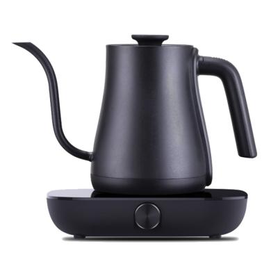 China Factory Supply 0.6L/1L 1200W Low Rotation Capacity 0.6L/1L 1200W Factory Gooseneck Coffee Digital Electric Kettle for sale