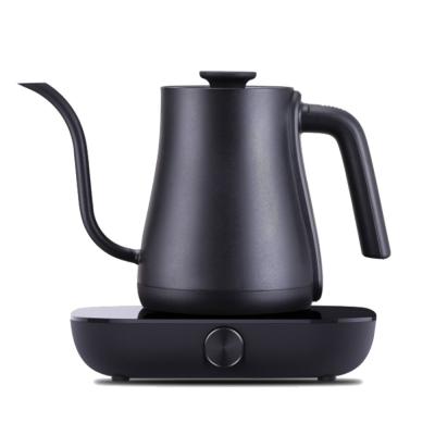 China High Quality/1L Capacity 1200W 360 Degree Rotating Base 0.6L Gooseneck With Electric Temperature Control Drip Kettle for sale