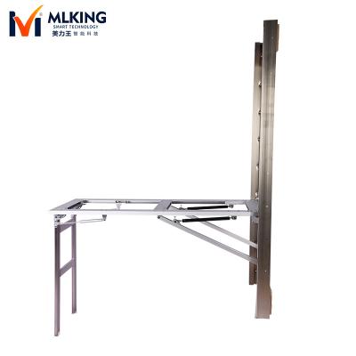 China Wall Mounted Hardware Wall Mechanism Table Folding Table Mechanism Wall Mounted Table Space Saving for sale