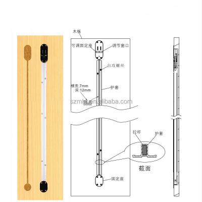 China Wodden Door Straightening Fitting Furniture Cabinet Wardrobe Sliding Door Panel Straightening Device for sale