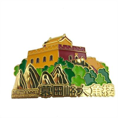 China 3D Metal Personalized Fridge Magnet Zinc Alloy Material Customized Fridge Magnets With Strength Magnet for sale