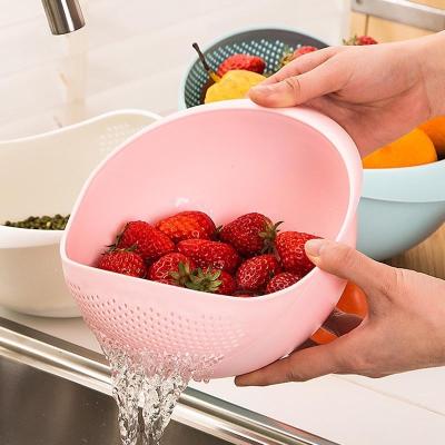 China Viable Sieve Rice Blanching Sieve and Bowl Pulses Fruit Vegetable Noodle Pasta Wash Bowl Sieve Drain Basket for sale