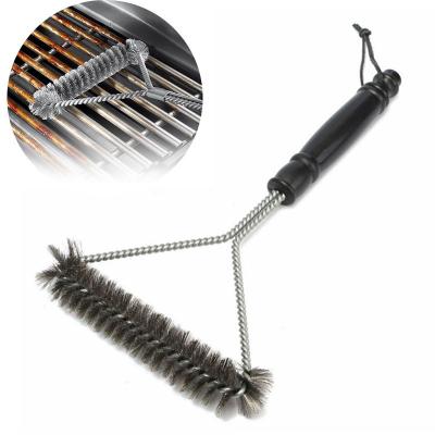 China Easily Cleaned Clean Non-Stick BBQ Grill Brushes BBQ Accessories BBQ Grill Brush Tool Stainless Steel BBQ Grill Brushes for sale