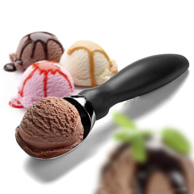 China Amazon Sustainable Hot-selling high quality electroplating pp plastic handle zinc alloy ice cream scoop for sale