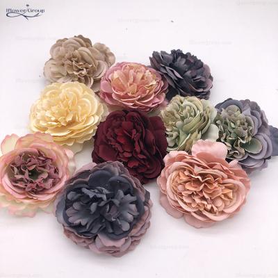 China IFG Home Wholesale Cheap Silk Flower Heads Making Flower Ball Table Centerpieces For Wedding for sale