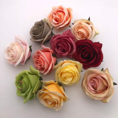 China IFG Cheap Artificial Flower Arrangements Home Silk Artificial Flower Head for sale