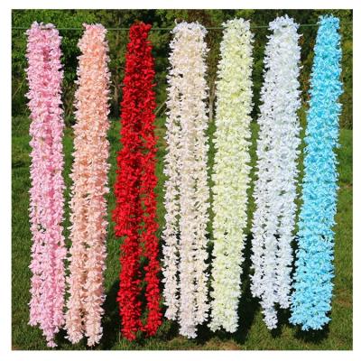 China IFG Wisteria Fabric 170cm High Quality Decorative Wisteria Flowers for sale