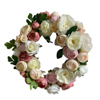 China Wedding and Wholesale Home Decoration Blow Decoration Artificial Flower Garland Home Supplies for sale