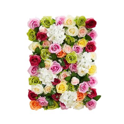 China Events Decoration IFG Wall Pictures Hanging Frame Flowers 40*60cm Pink Flowers Wall Wedding Decor for sale