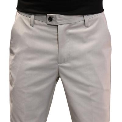 China Breathable Men's Casual Working Pants Which Requires No Ironing Drape Slim Men's Trousers for sale