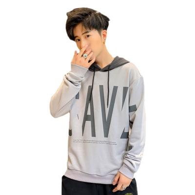 China New Design Spring Winter Men Anti-wrinkle Casual Clothing Long Sleeve Loose Pull Hood Sweat Sublimation Pullover Wholesale Hoodie for sale