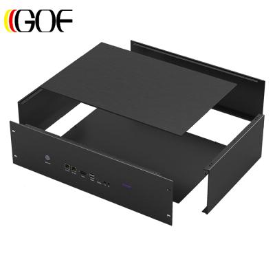 China GOF C15C Custom Factory Best Price Custom Factory Price Electronic Equipment GOF C15C Enclosure Audio Amplifier Metal Chassis 3U Case Rack Aluminum Battery Housing for sale