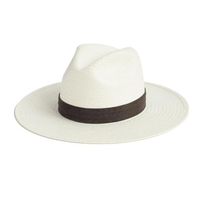 China 100% Panama Hat Unisex Adult Vintage Toquilla Hat Promotional Straw Sparkle Glitter Felted Hat Character Raffia Hat for sale