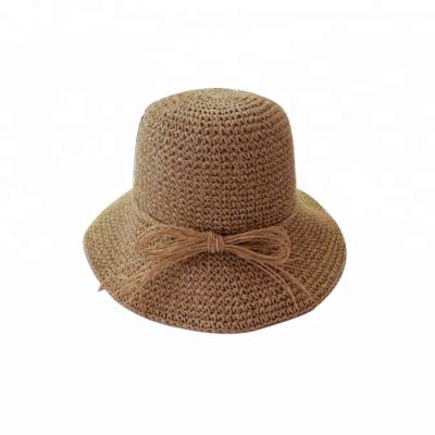 China Fashion Straw Bucket Hat Felted Hat Sun Straw Hats Braid Character Women Men Summer Outdoor Spring Breathable Straw Beach Hats for sale