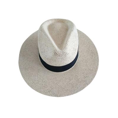 China Wholesale Character Custom Design Straw Beach Sombreros Rope Paper Sun Fat Natural Beach Hats Summer Women Panama Straw Hats for sale