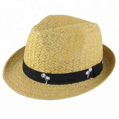 China Custom Straw Paper Hat Fashion Straw Paper Hat Women's Character Men's Logo Felted Hat Custom Made Sun Hat for sale