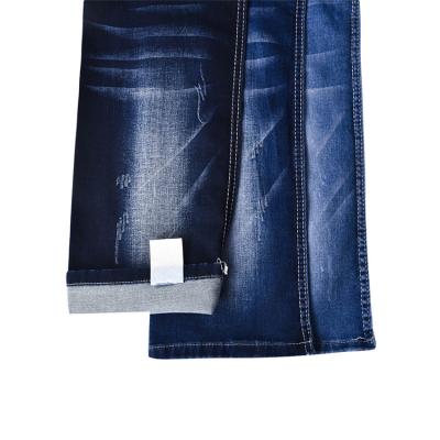 China Shrink-Resistant Faux Leather Knitted Denim Fabric For Clothes for sale