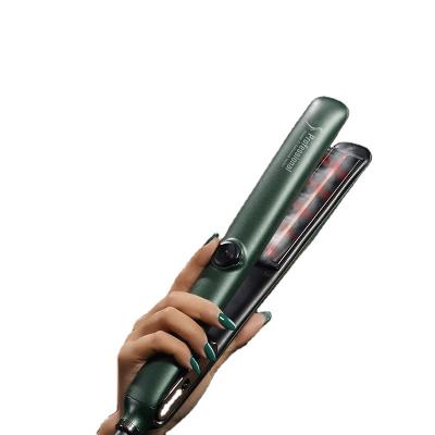 China Outdoor Max Flat Iron 75W Auto Steam &Infrared MCH Heater 2 in 1 New Curling & Straightening Straightener for sale