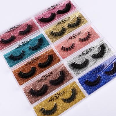 China Hot Selling New Product 3D Eyelash Girlfriend Gift Eyelash Travel Case Multi Layered Premium Layered Eyelash Extension With Case And Glue for sale