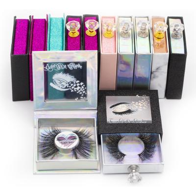 China Recycle 25-30 Times Lasheswholesale Seller Eyelash Packaging Eyelash Seller Customized Boxes Eyelash Boxes Custom Logo Packaging tresluces lashes for sale