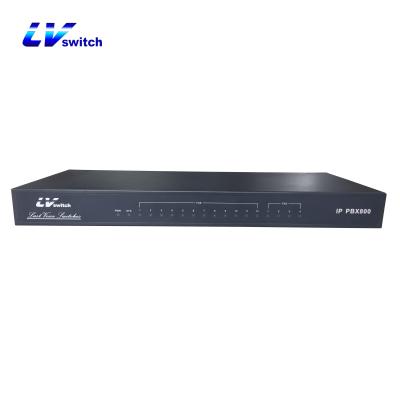 China Factory Supply Low Cost Low Cost Voice VoIP Small Size IP PBX 430x180x44mm for sale