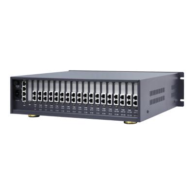 China LVswitch passage IPPBX 3000T 443x345x120mm of 16 FXO and 128 FXS VoIP for sale