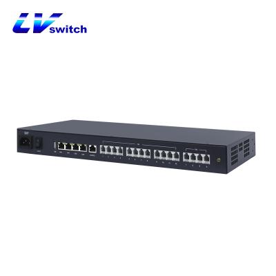 China Lvswitch IP PBX 800 has Recording, SSMN, Voicemail, CRBT in it. 430x180x44mm for sale