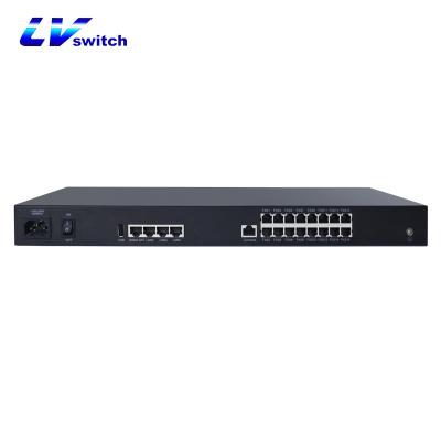 China Lvswitch Voip Gateway Fxs Gateway With 16 Extensions RJ11 For Private Use, SOHO Application IAD 16S for sale