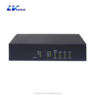 China High Quality Analog Phone Adapter Call Center IAD Gateway 4 FXS VoIP SIP Gateway from China for sale IAD100- 4S for sale