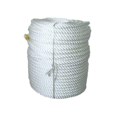 China Three Strand Polyester Boat Anchor Line , Heavy Mooring Rope 3/8