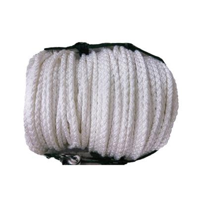 China White Docking Towing Nylon Mooring Rope Polyamide Multi Fiber 24mm X 1000m for sale