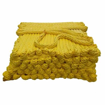 China 12 Strand Towing Tugging UHMWPE Fiber Rope Anti Impact 64mm x 150m for sale