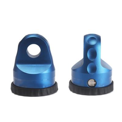 China Blue Bumper Shackle Mounts 16,000 Pound Max Load Rating Billet Construction for sale