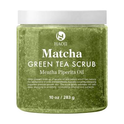 China Exfoliator Vegan Green Tea Facial Scrub Skin Care Mint Body Scrub for sale