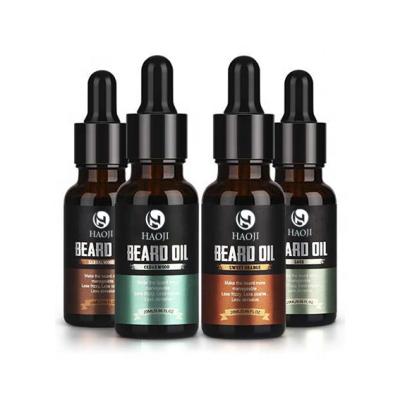 China Refreshing Men Care Beard Oil Nourishing Growing Mustache Oil 100% Natural Pure Natural Beard Oil for sale